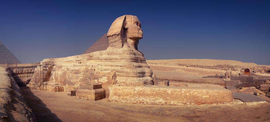 Panoramic View Of The Great Sphinx