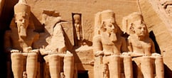 Abu Simbel Temple statues