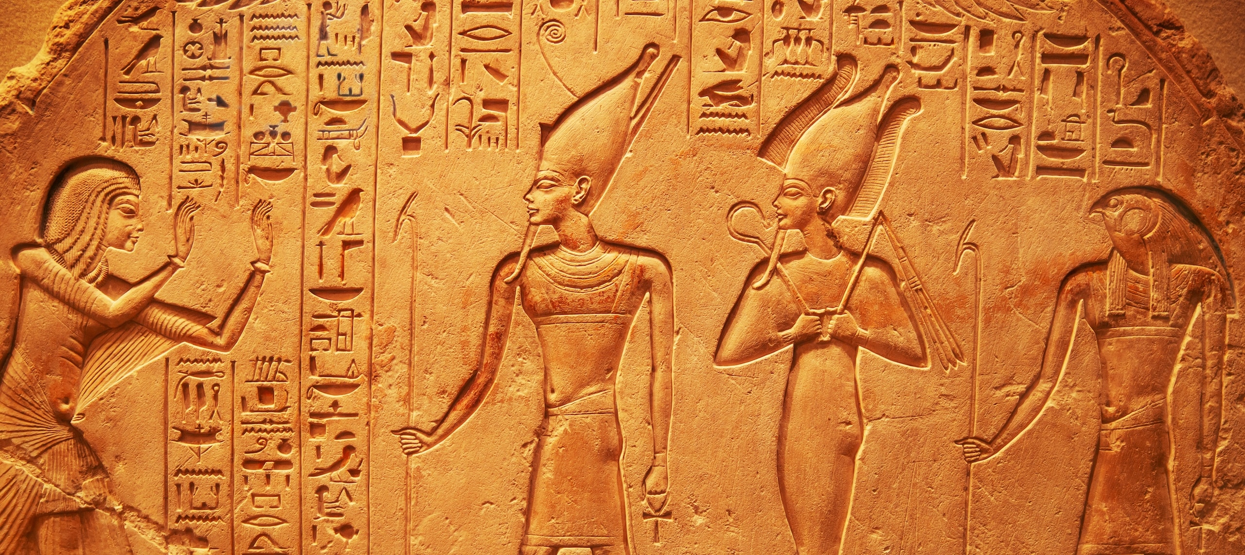 Ancient Egypt hieroglyphs